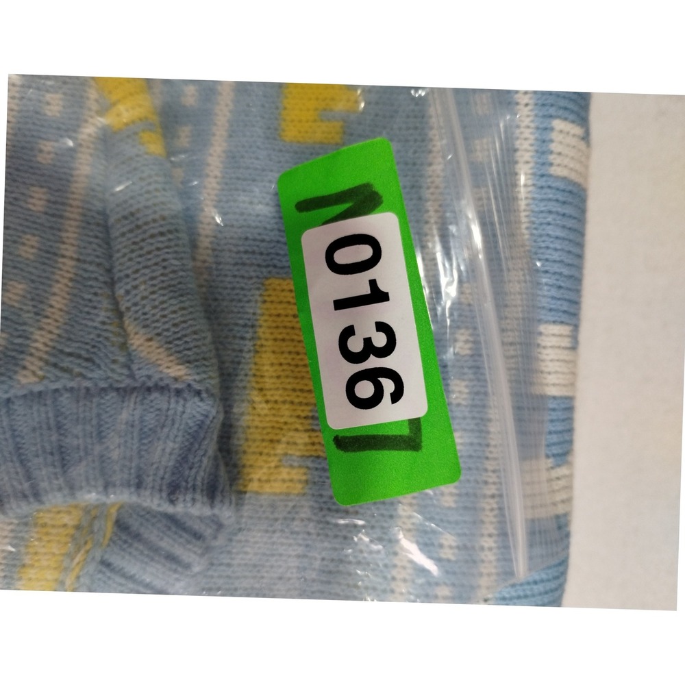 NWT GOAT USA Crewneck Sweater Blue XS Small Ski Ugly Winter - Picture 8 of 8